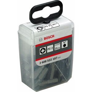 Bosch PZ2 Extra-Hard Screwdriver Bit - 25mm - Pack of 25 Bosch PZ2 Extra-Hard Screwdriver Bit - 25mm - Pack of 25