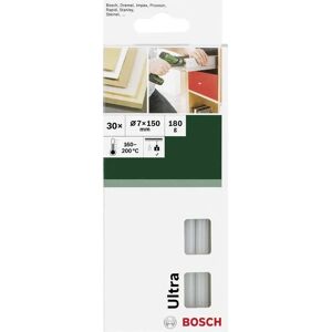 Bosch Ultra Glue Sticks - 7mm, 150mm, Transparent (milky) - Glue Sticks Bosch Ultra Glue Sticks - 7mm, 150mm, Transparent (milky) - Glue Sticks