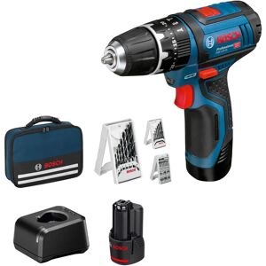 Bosch GSB 12V-15 Perceuse-visseuse sans fil - Compacte, 2 Batteries, Mandrin 10 mm Bosch GSB 12V-15 Perceuse-visseuse sans fil - Compacte, 2 Batteries, Mandrin 10 mm