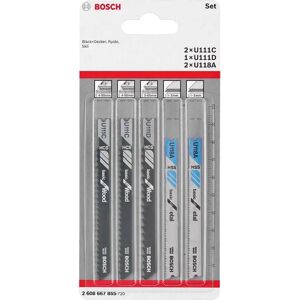 Bosch Basic Saw Blades Set - Universal Shank, Wood & Metal Bosch Basic Saw Blades Set - Universal Shank, Wood & Metal