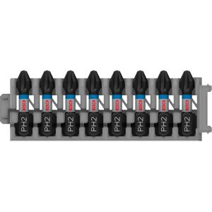 Bosch Impact Screwdriver Bits - 8 Pack, 25mm Bosch Impact Screwdriver Bits - 8 Pack, 25mm