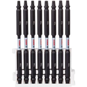 Bosch T20 T25 Impact Control Screwdriver Bit Set Bosch T20 T25 Impact Control Screwdriver Bit Set