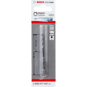 Bosch Impact Control Metalbor - 2,5mm, 69mm - Tilbehør Bosch Impact Control Metalbor - 2,5mm, 69mm - Tilbehør