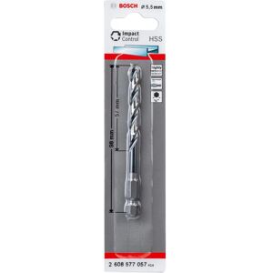 Bosch Impact Control Impactboor 5,5 mm - Staal, zeskant Bosch Impact Control Impactboor 5,5 mm - Staal, zeskant