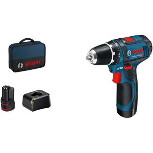 Bosch GSR 12V-15 Professional - 2 x 2,0 Ah - Publicité Bosch GSR 12V-15 Professional - 2 x 2,0 Ah - Publicité