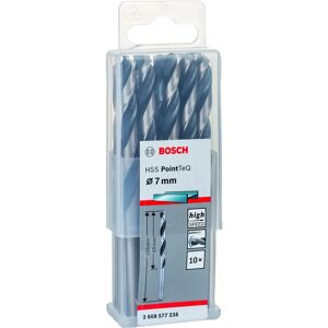 Bosch Metal Twist Drill - 7mm, 10 Pack - DIN 338 Bosch Metal Twist Drill - 7mm, 10 Pack - DIN 338