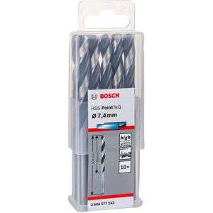 Bosch Professional HSS Drill Bits Set - 7.4mm, 10 Pieces - Metal, Steel Bosch Professional HSS Drill Bits Set - 7.4mm, 10 Pieces - Metal, Steel