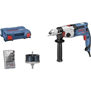 Bosch GSB 24-2 Taladro percutor - 2 velocidades, 1100W, con brocas y maletín Bosch GSB 24-2 Taladro percutor - 2 velocidades, 1100W, con brocas y maletín