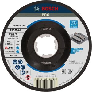 Bosch Expert Metal Grinding Disc - 115mm x 6mm x 22.23mm - Grinding Disc Bosch Expert Metal Grinding Disc - 115mm x 6mm x 22.23mm - Grinding Disc