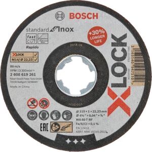 Disco de corte inox Bosch 2608619261 - X-LOCK Disco de corte inox Bosch 2608619261 - X-LOCK