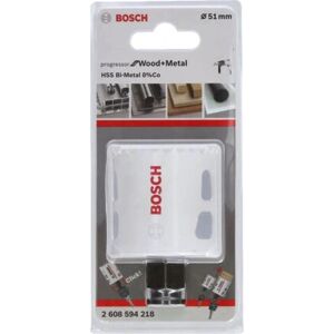 Bosch 51mm Bimetal Hole Saw - Faster Cuts - Drills Wood & Metal Bosch 51mm Bimetal Hole Saw - Faster Cuts - Drills Wood & Metal