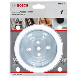 Bosch 2608594240 Scie à trou - Bois/Métal - 105mm - Publicité Bosch 2608594240 Scie à trou - Bois/Métal - 105mm - Publicité