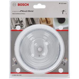 Bosch 111mm Hole Saw - Durable BiM Progressor for Wood & Metal Bosch 111mm Hole Saw - Durable BiM Progressor for Wood & Metal