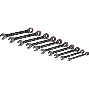 Bosch Spanner Set - 10 Piece, 8-19 mm, Chrome Vanadium Bosch Spanner Set - 10 Piece, 8-19 mm, Chrome Vanadium