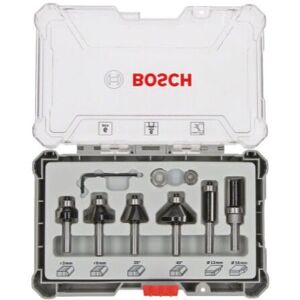Bosch Router Bit Set - 6 Piece - Trim & Edging - Router Bits Bosch Router Bit Set - 6 Piece - Trim & Edging - Router Bits