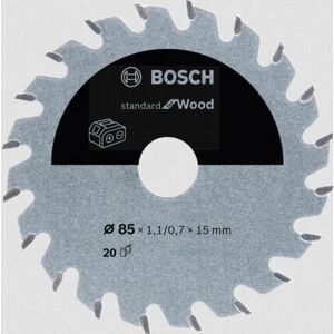 Lame de scie circulaire Bosch - 85mm, 20 dents, pour bois - Publicité Lame de scie circulaire Bosch - 85mm, 20 dents, pour bois - Publicité