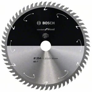 Bosch 2608837736 Circular Saw Blade - 254mm, 60 Teeth, for Wood Bosch 2608837736 Circular Saw Blade - 254mm, 60 Teeth, for Wood