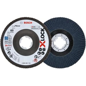 Disco de esmeril Bosch Professional - Ø125 mm, K 60, X-LOCK Disco de esmeril Bosch Professional - Ø125 mm, K 60, X-LOCK