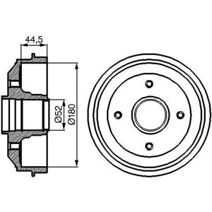 Bosch 0 986 477 070 Fékfelfüggesztő - Átmérő 180/212mm, Szélesség 44mm, 4 lyuk Bosch 0 986 477 070 Fékfelfüggesztő - Átmérő 180/212mm, Szélesség 44mm, 4 lyuk
