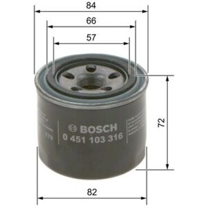 Bosch 0 451 103 316 - Öljynsuodatin Bosch 0 451 103 316 - Öljynsuodatin