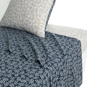 Origin Lyocell Bed Sheet - Omkeerbaar Blauw & Beige - Drap plat Origin Lyocell Bed Sheet - Omkeerbaar Blauw & Beige - Drap plat
