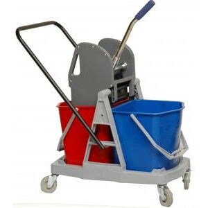 Thomas Brosserie Chariot de Lavage 18L Double Seau - Publicité Thomas Brosserie Chariot de Lavage 18L Double Seau - Publicité