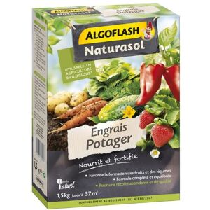 Algoflash 3167770210606 Engrais - Bio, Granulaire - 1,5kg - Publicité Algoflash 3167770210606 Engrais - Bio, Granulaire - 1,5kg - Publicité