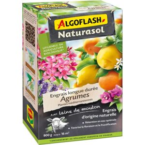 Engrais Algoflash Naturasol pour agrumes et plantes méditerranéennes - 800g - Publicité Engrais Algoflash Naturasol pour agrumes et plantes méditerranéennes - 800g - Publicité