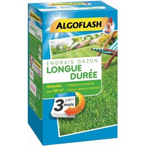 Algoflash Engrais longue durée pour gazon - 3,6 kg - Publicité Algoflash Engrais longue durée pour gazon - 3,6 kg - Publicité