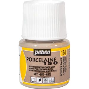 Pebeo Porcelaine 150 Water-Based Ceramic Paint - Powder Taupe - Ceramic Paint Pebeo Porcelaine 150 Water-Based Ceramic Paint - Powder Taupe - Ceramic Paint