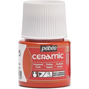 Peinture céramique orange Pébéo - 45 ml - Pour terre cuite et céramique - Brillante et résistante - Publicité Peinture céramique orange Pébéo - 45 ml - Pour terre cuite et céramique - Brillante et résistante - Publicité