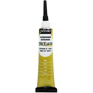 Pébéo Peinture brillante pour porcelaine à base d'eau - Or - 20 ml - Peinture Pébéo Peinture brillante pour porcelaine à base d'eau - Or - 20 ml - Peinture