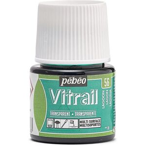Pebeo Vitrail Lagoon Glass Paint 45ml - Transparent, Bright, Decorative Pebeo Vitrail Lagoon Glass Paint 45ml - Transparent, Bright, Decorative