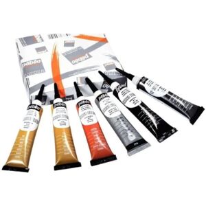 Pebeo Cerne Relief - Ensemble de 6 contourleurs en relief pour peinture Vitrail Pebeo Cerne Relief - Ensemble de 6 contourleurs en relief pour peinture Vitrail