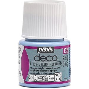 Tinta acrílica Pebeo Deco Art Azul Céu - Brilhante - 45ml Tinta acrílica Pebeo Deco Art Azul Céu - Brilhante - 45ml