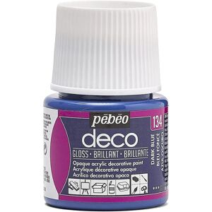 Pebeo Deco Art Azul Escuro - Tinta Brilhante - 45ml Pebeo Deco Art Azul Escuro - Tinta Brilhante - 45ml