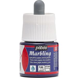 Encre Marbrée Pebeo Bleu Outremer - 45ml - Publicité Encre Marbrée Pebeo Bleu Outremer - 45ml - Publicité