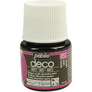 Peinture Acrylique Noire Pebeo Deco Art 45ml - Mat pour Meubles et Crafts - Publicité Peinture Acrylique Noire Pebeo Deco Art 45ml - Mat pour Meubles et Crafts - Publicité