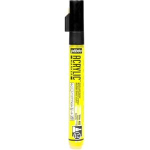 Marqueur acrylique Pebeo jaune - Pointe de 1.2mm, idéal pour toutes surfaces - Publicité Marqueur acrylique Pebeo jaune - Pointe de 1.2mm, idéal pour toutes surfaces - Publicité
