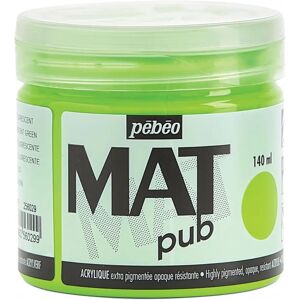 Pebeo Fluorescent Green Mat Acrylic Paint - Art Supply Pebeo Fluorescent Green Mat Acrylic Paint - Art Supply