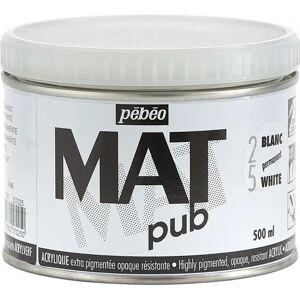 Peinture acrylique mate Pebeo 500ml - Fournitures artistiques - Publicité Peinture acrylique mate Pebeo 500ml - Fournitures artistiques - Publicité