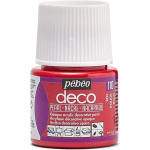 Couleurs Perle Pebeo Deco Art Rouge - Peinture Acrylique pour Meubles & Artisanat Couleurs Perle Pebeo Deco Art Rouge - Peinture Acrylique pour Meubles & Artisanat