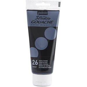Pebeo Gouacheverf - 100ml Zwart - Kunstverf Pebeo Gouacheverf - 100ml Zwart - Kunstverf