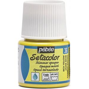 Peinture opaque pour tissu Pébéo Setacolor - Jaune riche - 45 ml - Peinture pour tissu Peinture opaque pour tissu Pébéo Setacolor - Jaune riche - 45 ml - Peinture pour tissu