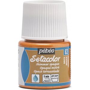 Pebeo Brick Fabric Paint - Setacolor Opaque Shimmer 45ml Pebeo Brick Fabric Paint - Setacolor Opaque Shimmer 45ml