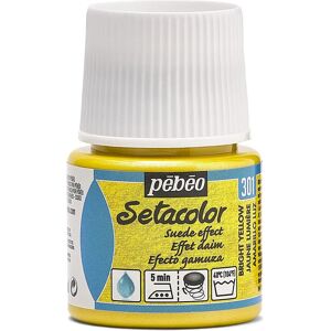 Pébéo Peinture Textile Jaune Clair - Effet Suède - 45 ml - Publicité Pébéo Peinture Textile Jaune Clair - Effet Suède - 45 ml - Publicité