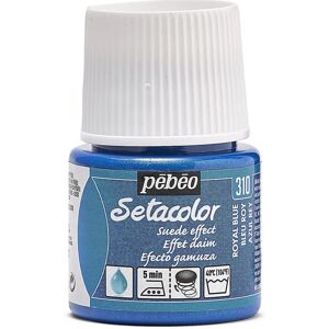 Pébéo Bleu Royal Peau de Suède pour Tissu - Peinture Textile - Publicité Pébéo Bleu Royal Peau de Suède pour Tissu - Peinture Textile - Publicité