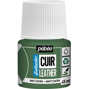 Pebeo Setacolor Leather Paint 45ml Khaki Green - Leather Paint Pebeo Setacolor Leather Paint 45ml Khaki Green - Leather Paint