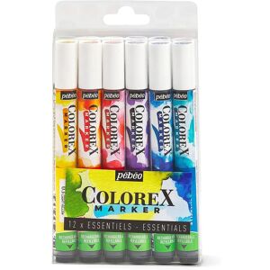 Pebeo Colorex Markerset 12 Stück Pebeo Colorex Markerset 12 Stück