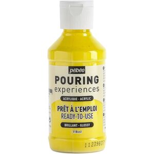 Pébéo Peinture acrylique jaune - Brillante 118ml - Peinture pour coulée - Publicité Pébéo Peinture acrylique jaune - Brillante 118ml - Peinture pour coulée - Publicité